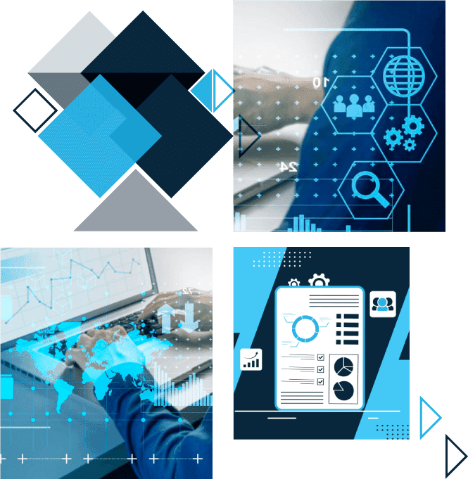 Acumate-Our-Services A futuristic cityscape with interconnected devices symbolizing the Internet of Things and advanced technology integration
