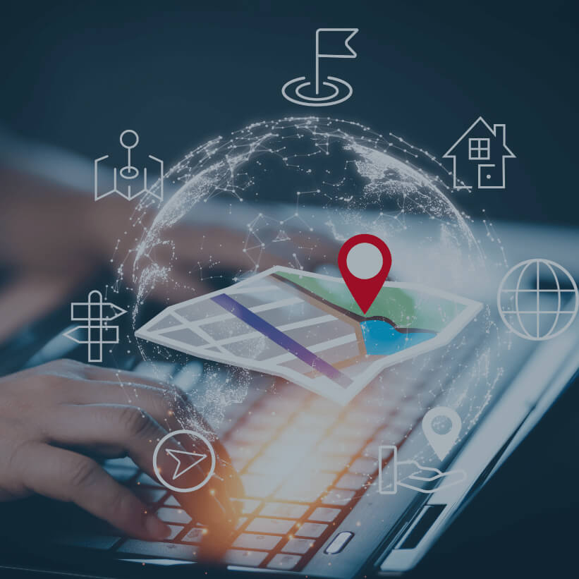 Acumate Solutions Asset tracking | Infographic illustrating steps to select the best GPS tracking software for business needs and considerations.